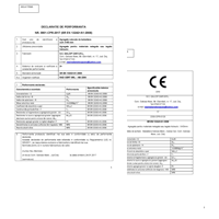 Declaratie de performanta agregate pentru materiale nelegate sau legate hidraulic 0-63 mm